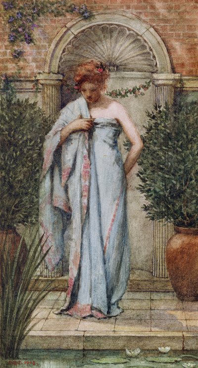 After the Bath, 1908 by Philip Burne Jones